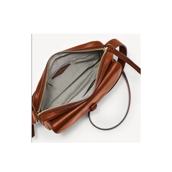 LIKE NEW Fossil Mila crossbody leather bag - Picture 2 of 13